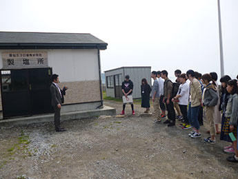 雲仙普賢岳噴火の被災校舎を見学2