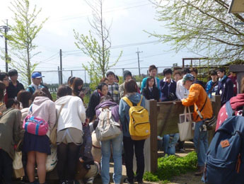 雲仙普賢岳噴火の被災校舎を見学2